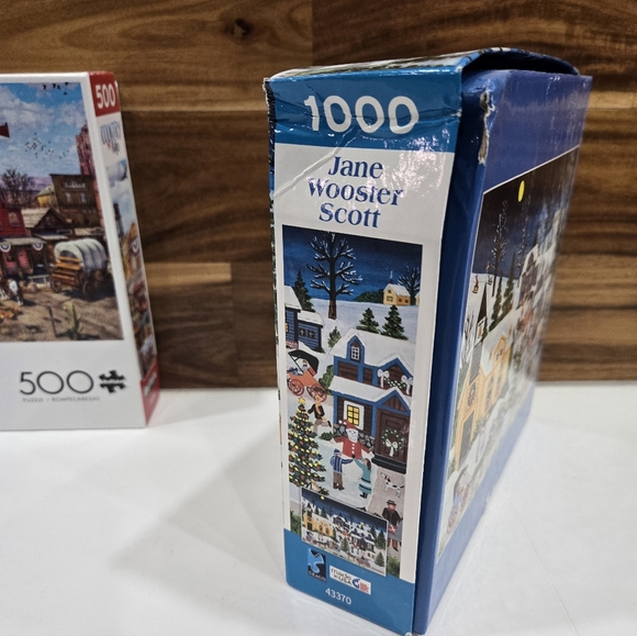 2 PUZZLES BOXES 1,000 & 500 PIECES - Picture 3 of 9